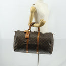 LOUIS VUITTON Monogram Keepall 50 Boston Bag M41426 LV Auth 158956-22