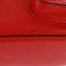 GUCCI Bamboo Backpack Leather Red Silver 370833 Auth 158958V-14