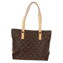 LOUIS VUITTON Monogram Cabas Piano Tote Bag M51148 LV Auth 158961V-2