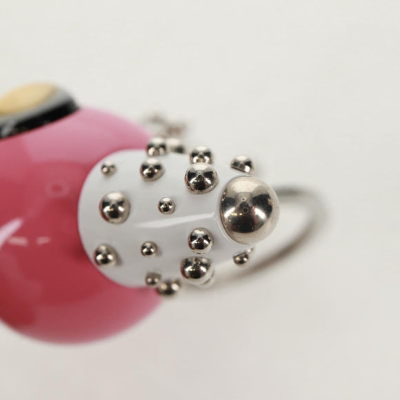 PRADA Neck Strap plastic Pink Auth 158973V