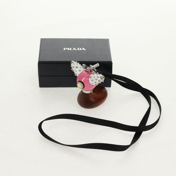 PRADA Neck Strap plastic Pink Auth 158973V