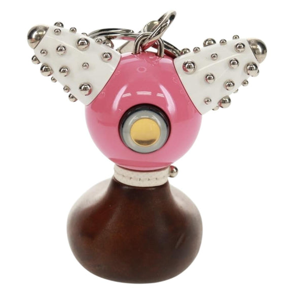 PRADA Neck Strap plastic Pink Auth 158973V