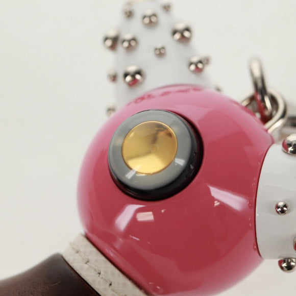 PRADA Neck Strap plastic Pink Auth 158973V