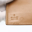 GUCCI Day Planner Cover Leather Beige Gold 031 4463 1067 Auth 158975-12