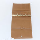 GUCCI Day Planner Cover Leather Beige Gold 031 4463 1067 Auth 158975-13