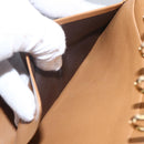 GUCCI Day Planner Cover Leather Beige Gold 031 4463 1067 Auth 158975-23