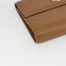GUCCI Day Planner Cover Leather Beige Gold 031 4463 1067 Auth 158975-9