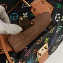 LOUIS VUITTON Monogram Multicolor Speedy 30 Hand Bag Black M92642 Auth 158977V-18