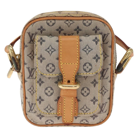 LOUIS VUITTON Monogram Mini Juliet PM Shoulder Bag Blue M92005 LV Auth 158984