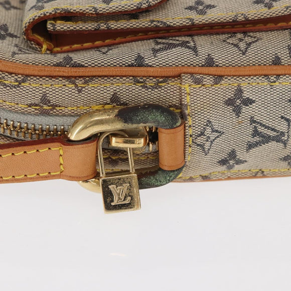 LOUIS VUITTON Monogram Mini Juliet PM Shoulder Bag Blue M92005 LV Auth 158984