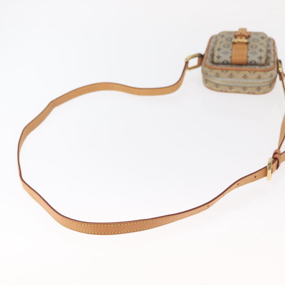 LOUIS VUITTON Monogram Mini Juliet PM Shoulder Bag Blue M92005 LV Auth 158984