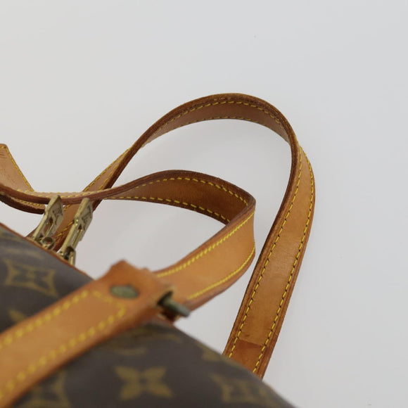 LOUIS VUITTON Monogram Sac Souple 35 Boston Bag M41626 LV Auth 158985