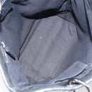 GUCCI GG Canvas Tote Bag Black Silver 120840 Auth 158987-11