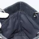 GUCCI GG Canvas Tote Bag Black Silver 120840 Auth 158987-18