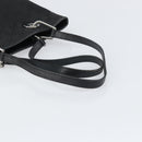 GUCCI GG Canvas Tote Bag Black Silver 120840 Auth 158987-7