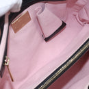 BALLY Hand Bag Leather Black Gold Auth 158990-11