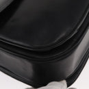 CELINE Shoulder Bag Leather Black Gold Auth 158991-9