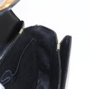 CELINE Shoulder Bag Leather Black Gold Auth 158991-19