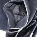 CELINE Shoulder Bag Leather Black Gold Auth 158991-12