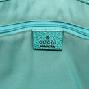 GUCCI GG Canvas Tote Bag Beige Silver 113019 Auth 158996-14