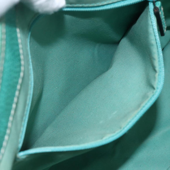 GUCCI GG Canvas Tote Bag Beige Silver 113019 Auth 158996