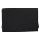 GUCCI Chain Shoulder Bag Nylon Black Gold Auth 158998-2