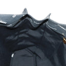 CHANEL Matelasse Chain Shoulder Bag Canvas Black Gold CC Auth 158999-17