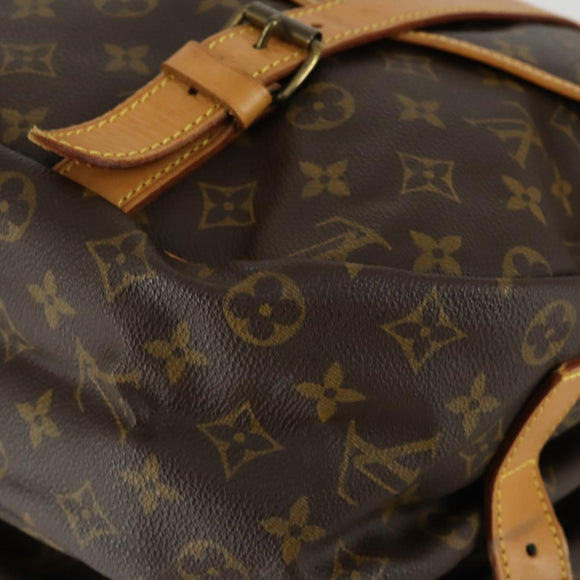 LOUIS VUITTON Monogram Saumur 43 Shoulder Bag M42252 LV Auth 159000