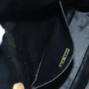 CHANEL Mini Matelasse 18 Chain Shoulder Bag Satin Black Gold CC Auth 159010V-25