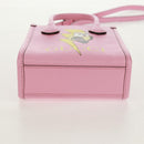 GUCCI Hand Bag Leather 2way Pink Gold 671623 Auth 159011M-5