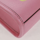 GUCCI Hand Bag Leather 2way Pink Gold 671623 Auth 159011M-18