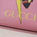 GUCCI Hand Bag Leather 2way Pink Gold 671623 Auth 159011M-22