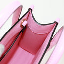 GUCCI Hand Bag Leather 2way Pink Gold 671623 Auth 159011M-26