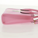 GUCCI Hand Bag Leather 2way Pink Gold 671623 Auth 159011M-4