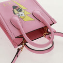 GUCCI Hand Bag Leather 2way Pink Gold 671623 Auth 159011M-14