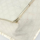 GUCCI GG Supreme Hand Bag PVC Leather White Gold 190259 Auth 159013-16