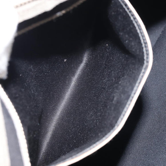 GUCCI GG Supreme Hand Bag PVC Leather White Gold 190259 Auth 159013