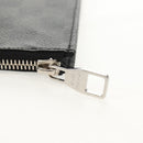 LOUIS VUITTON Damier Graphite Pochette Jules GM Clutch Bag M41501 Auth 159017V-8