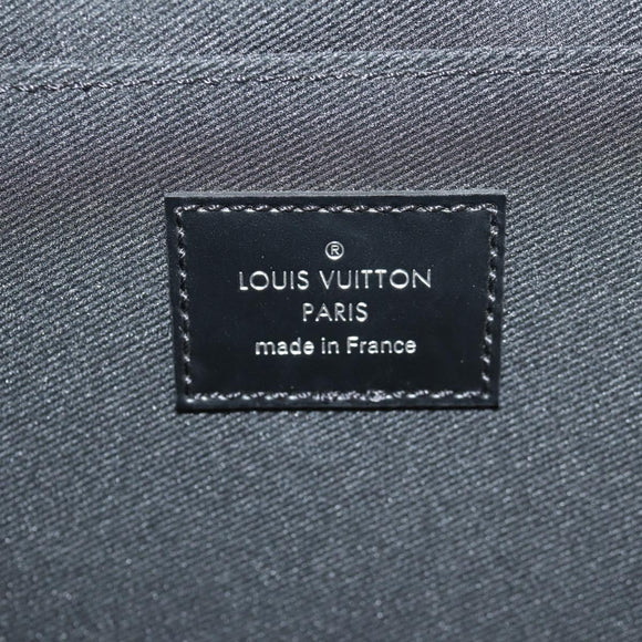 LOUIS VUITTON Damier Graphite Pochette Jules GM Clutch Bag M41501 Auth 159017V