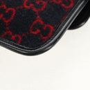 GUCCI GG Canvas Waist bag Wool Navy Gold 598181 Auth 159020V-18