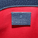 GUCCI GG Canvas Waist bag Wool Navy Gold 598181 Auth 159020V-19