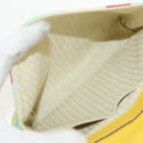 LOEWE Waist bag Leather Yellow Silver Auth 159022V-10