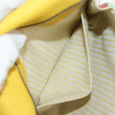 LOEWE Waist bag Leather Yellow Silver Auth 159022V-26