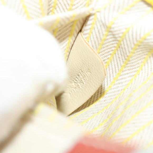 LOEWE Waist bag Leather Yellow Silver Auth 159022V