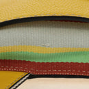 LOEWE Waist bag Leather Yellow Silver Auth 159022V-5