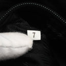 PRADA Chain Shoulder Bag Leather Black Gold Auth 159024-12