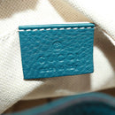 GUCCI Bamboo Backpack Leather Green Silver 370833 Auth 159026V-28