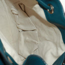 GUCCI Bamboo Backpack Leather Green Silver 370833 Auth 159026V-31