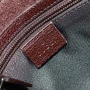 GUCCI GG Canvas Shoulder Bag Beige Silver 27639 Auth 159029-18