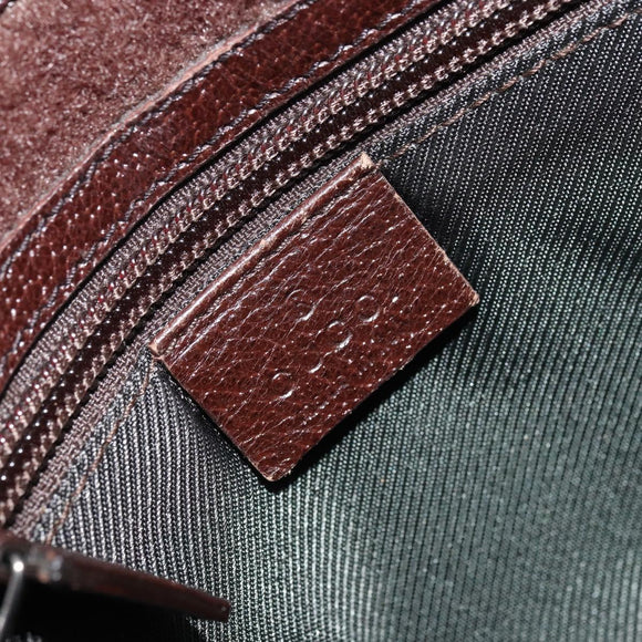 GUCCI GG Canvas Shoulder Bag Beige Silver 27639 Auth 159029